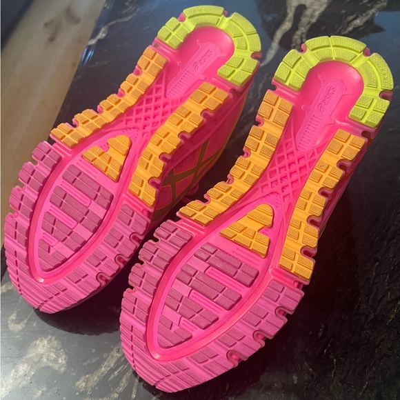 ASICS Gel Quantum 180 Hot Pink Orange Pop - Picture 6 of 8